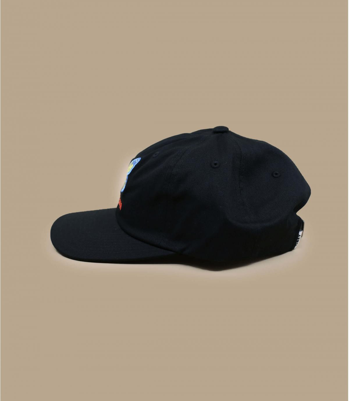 Obey zwarte vlinder cap